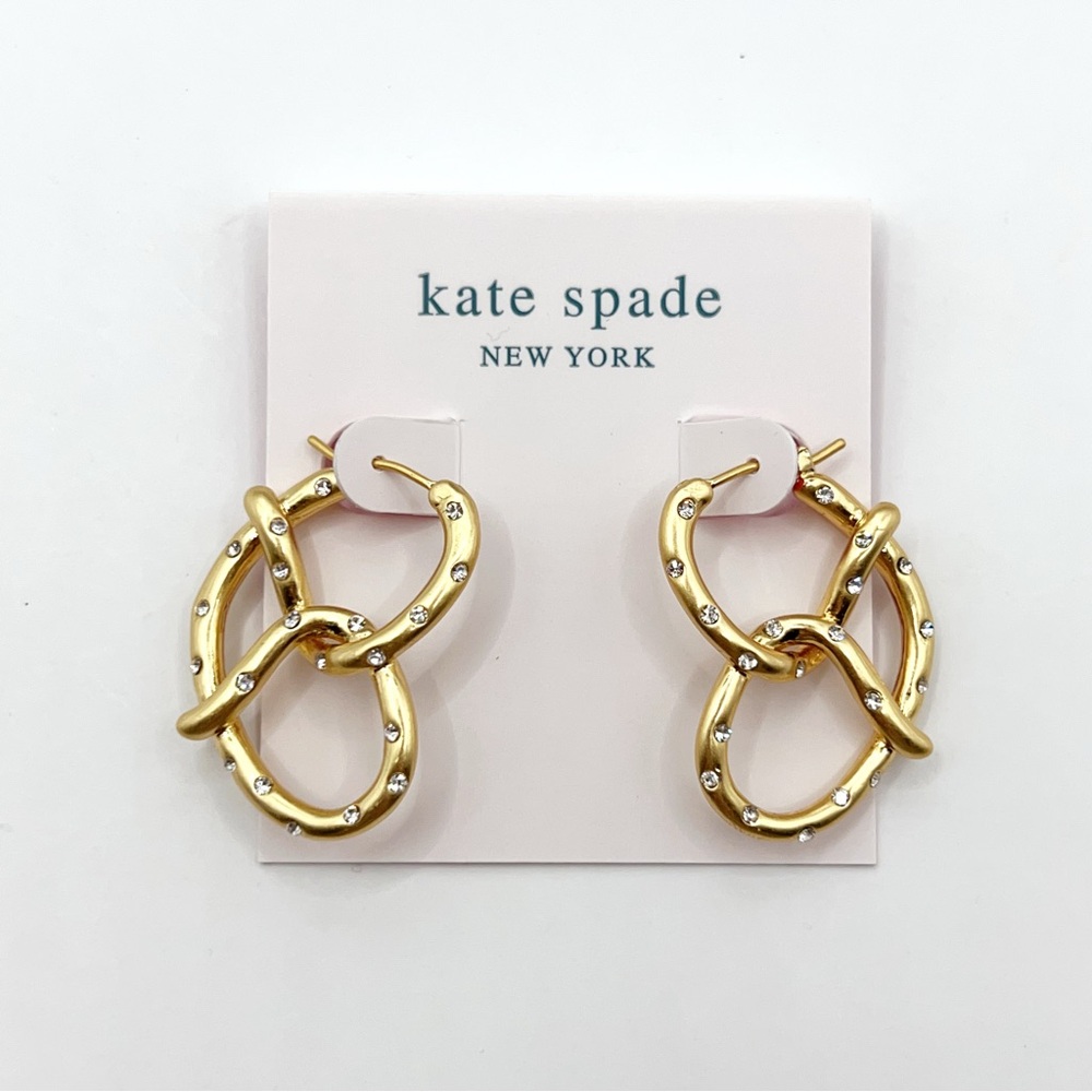 KS150-Kate Spade pretzel earrings